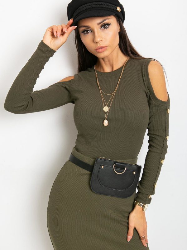 Khaki blouse Athena