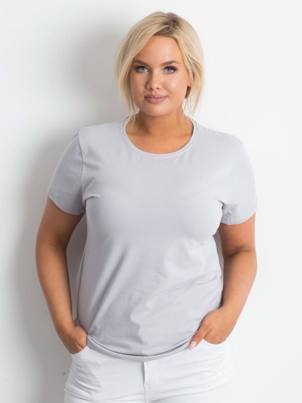 Gray t-shirt Innocence PLUS SIZE