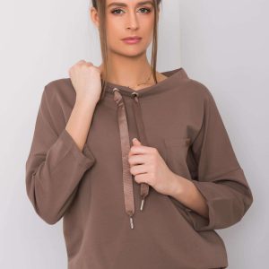 Dark beige sweatshirt Vera