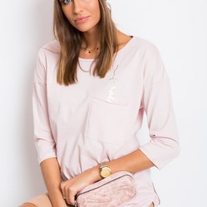 Light Pink Blouse Female