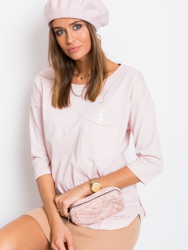 Light Pink Blouse Female