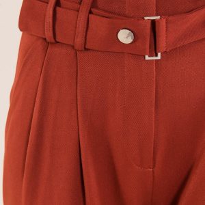 Light brown trousers with belt BSL