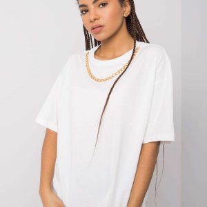 White cotton t-shirt Donna RUE PARIS