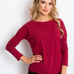 Burgundy blouse Carla