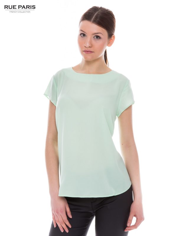 Light green airy blouse