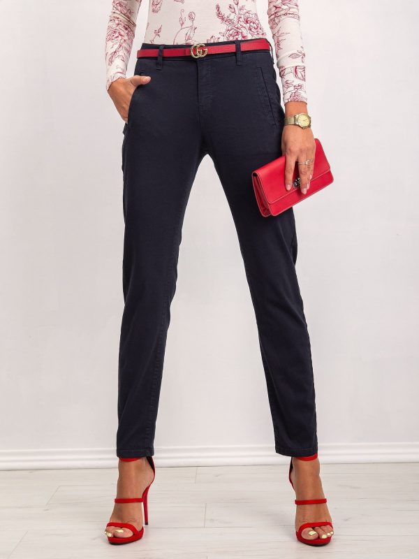 RUE PARIS Navy blue pants Izzie