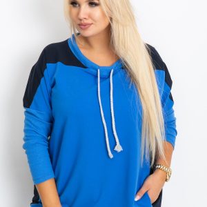 Elliot Plus Size Blue Sweatshirt