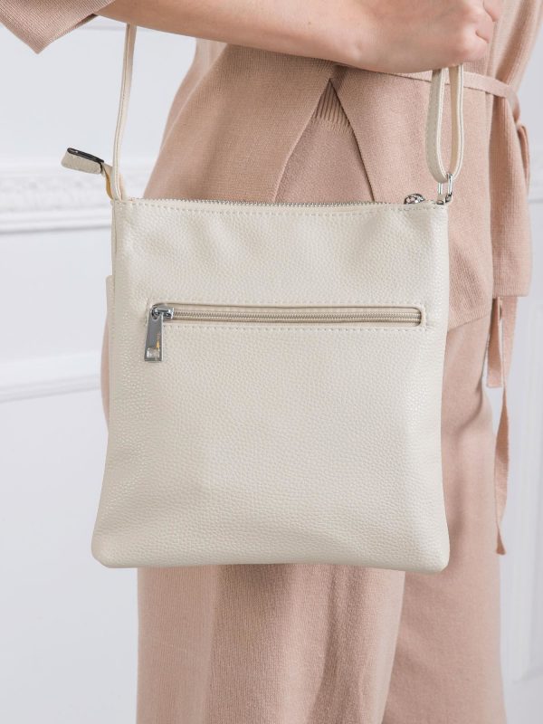 Cream eco leather bag