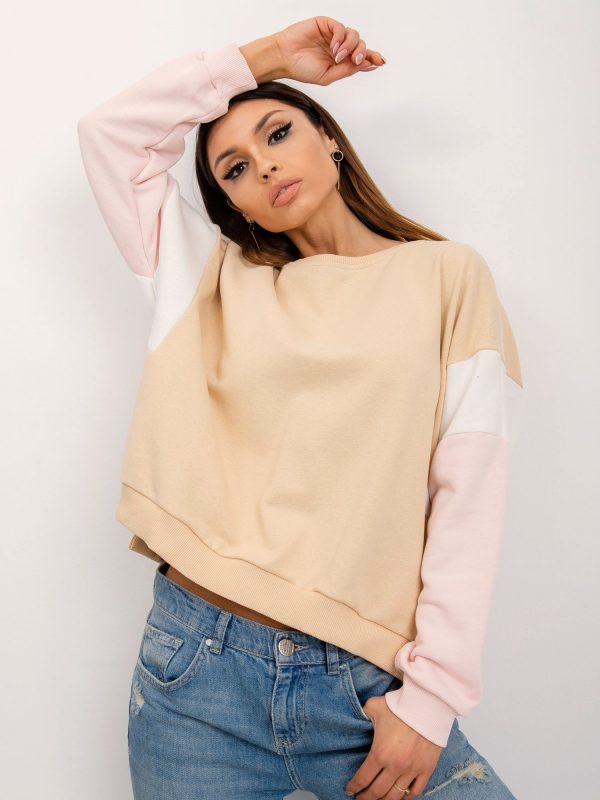 RUE PARIS Beige sweatshirt Mona