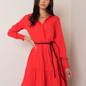 Bright red dress Stelle FRESH MADE