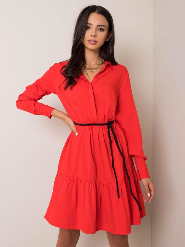 Bright red dress Stelle FRESH MADE