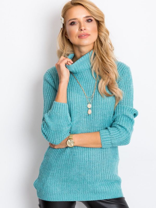 Turquoise Golf Sweater