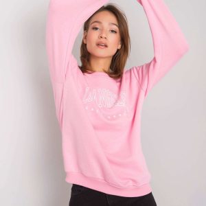 Pink sweatshirt for women Drew RUE PARIS