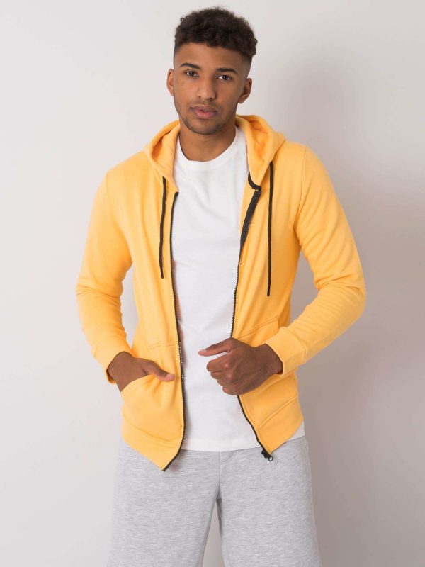 Yellow Bobby Men's Zipper Sweatshirt