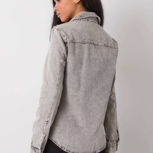 Anneka grey jeans shirt