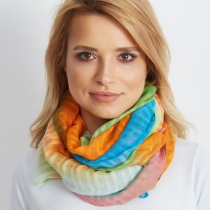 Sling in colorful ombre patterns