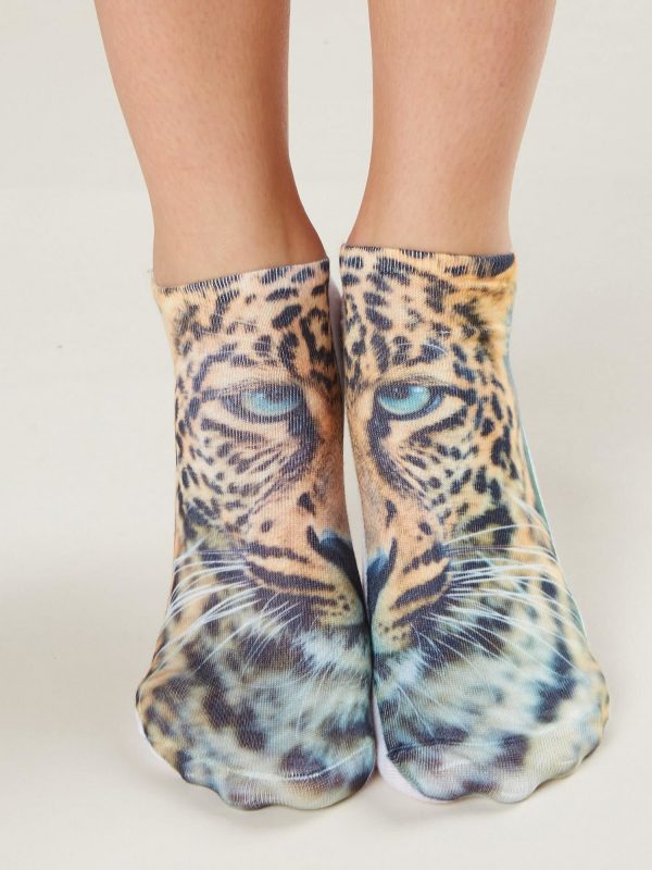 Animal Print Ladies Feet