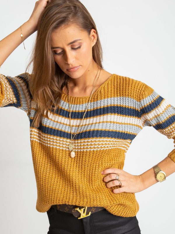 Attitiude mustard sweater