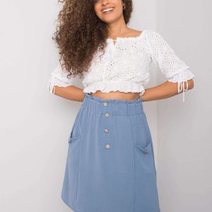 Blue skirt with Cathi pockets