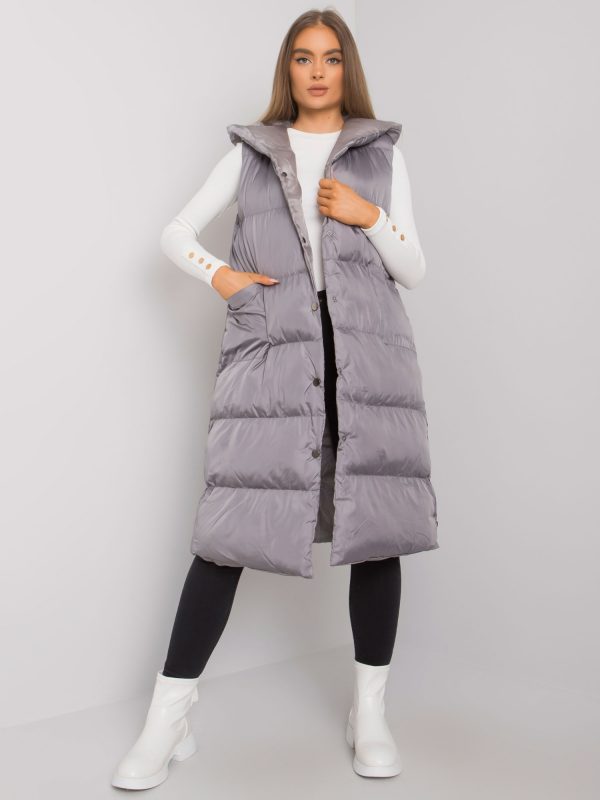 Grey Chase Hooded Quilted Vest