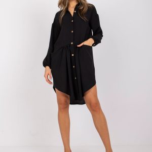 Black oversized dress Monica RUE PARIS