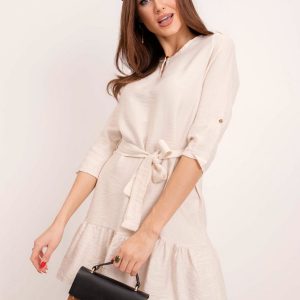 RUE PARIS Ecru dress Ellaine