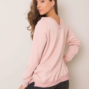 Dirty pink sweatshirt Leila RUE PARIS