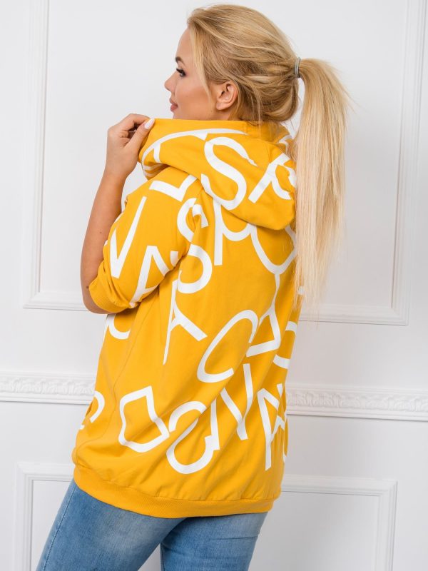 Dark Yellow Plus Size Sweatshirt Shawn