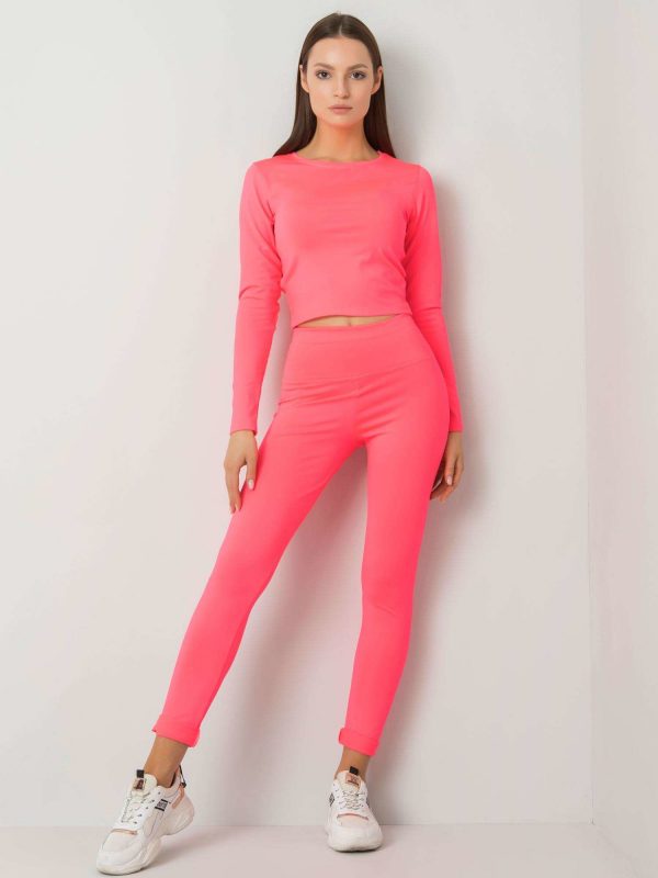 Fluo pink sports set Patrice