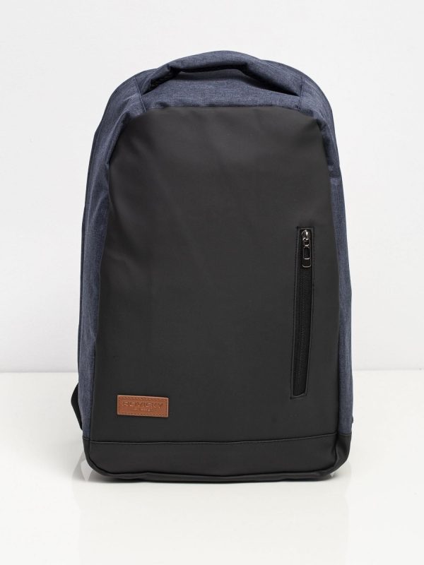 Navy Blue Laptop Backpack