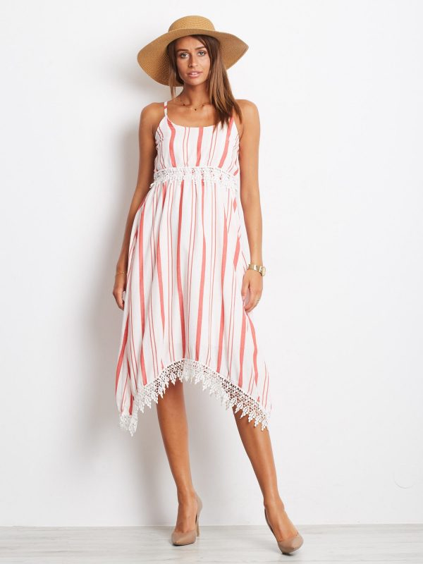 White and red indepedence dress