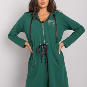 Dark Green Chandana Binding Sweatshirt