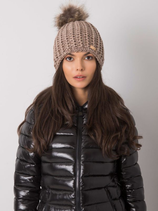 Dark Beige Women's Winter Hat