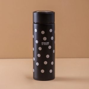 Black Stainless Steel Thermal Bottle