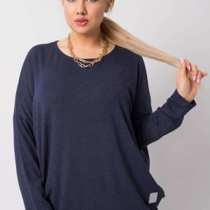 Navy blue blouse Paloma