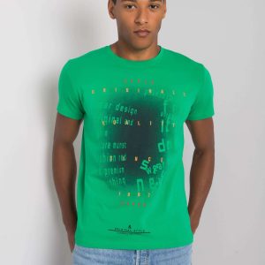 Dark Green Lawson Cotton Men's T-Shirt