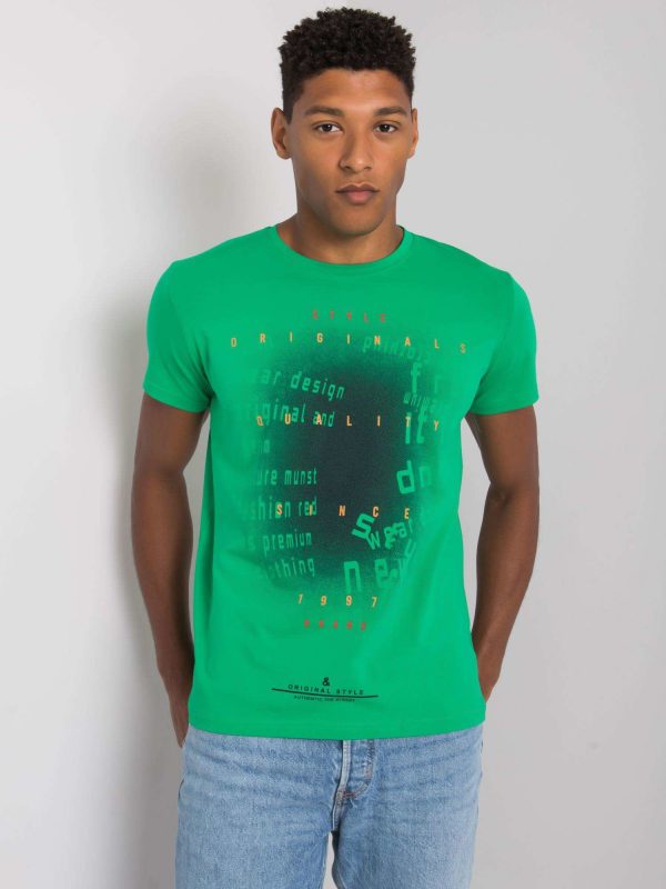 Dark Green Lawson Cotton Men's T-Shirt