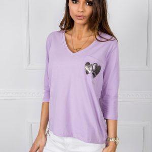 Purple blouse Natasha