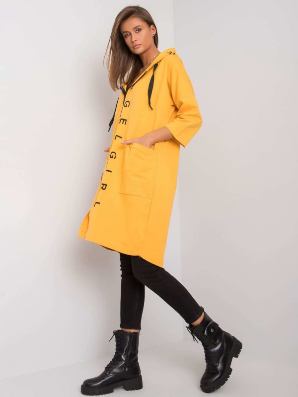 Akinyi Yellow Long Sweatshirt