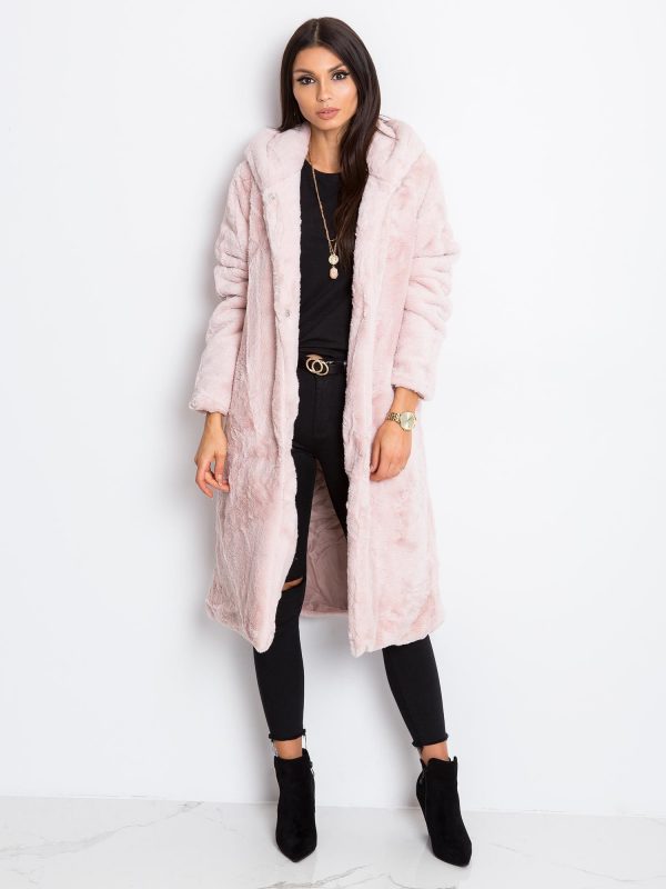 Mallory light pink coat