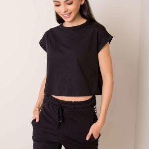 Black t-shirt Eva RUE PARIS