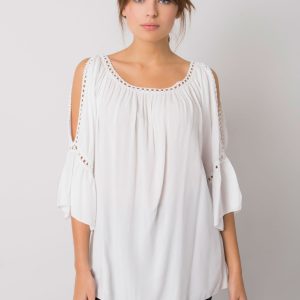 White viscose blouse Kearney OCH BELLA