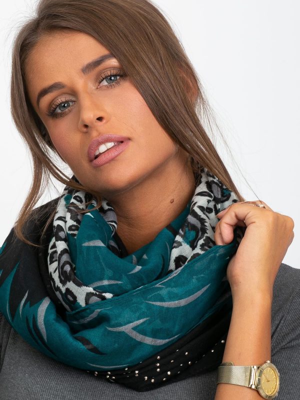 Gray-sea leoptern scarf