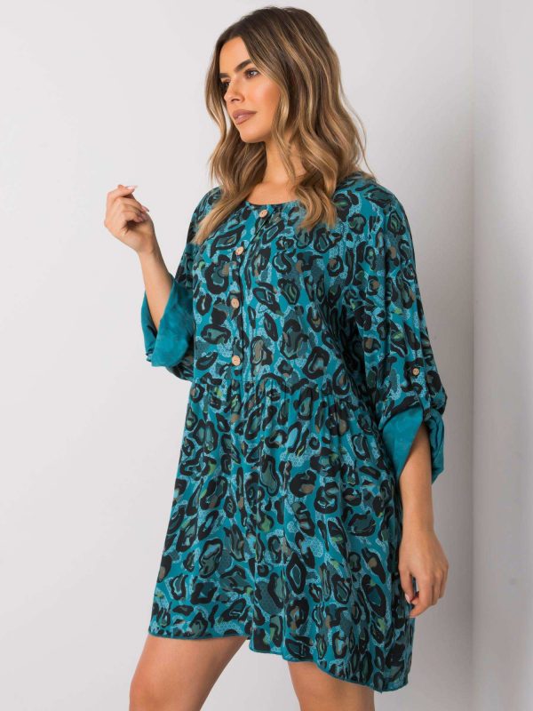 Earlene Viscose Sea Dress