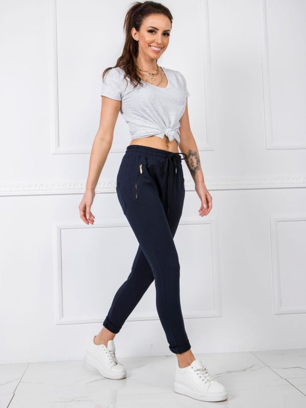 Navy Blue Bunny Pants