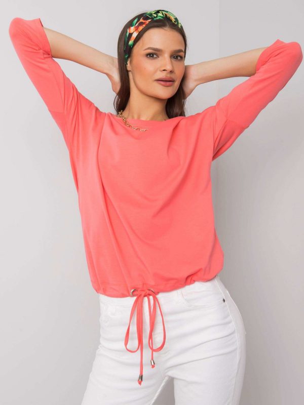 Light coral blouse Fiona