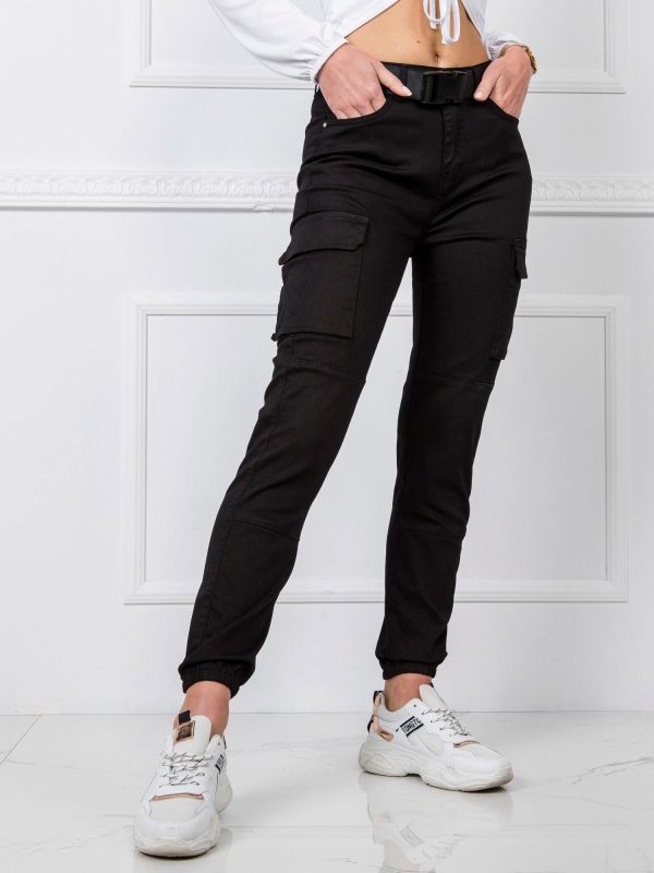 Black Clash Trousers