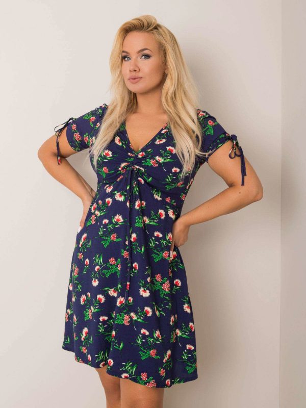 Navy Blue Plus Size Dress Dallas