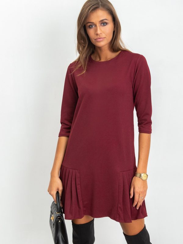 Burgundy Imagination dress