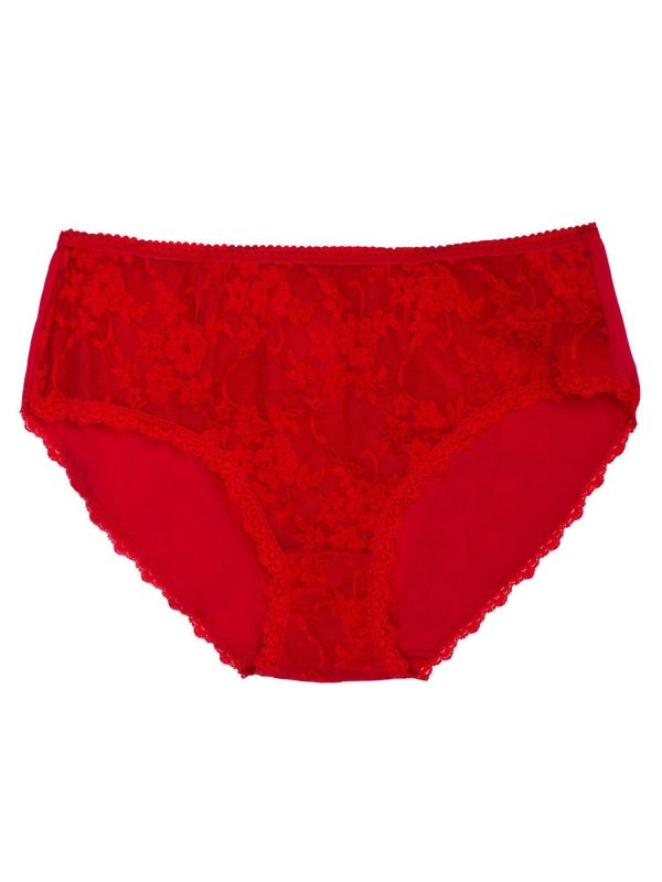 Red High Waist Women's Panties